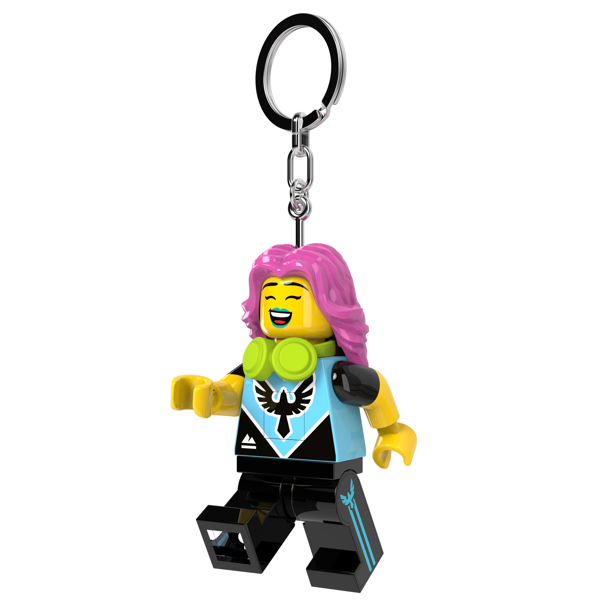 Brelok z latarką LEGO® Minifigures™ – Gamerka