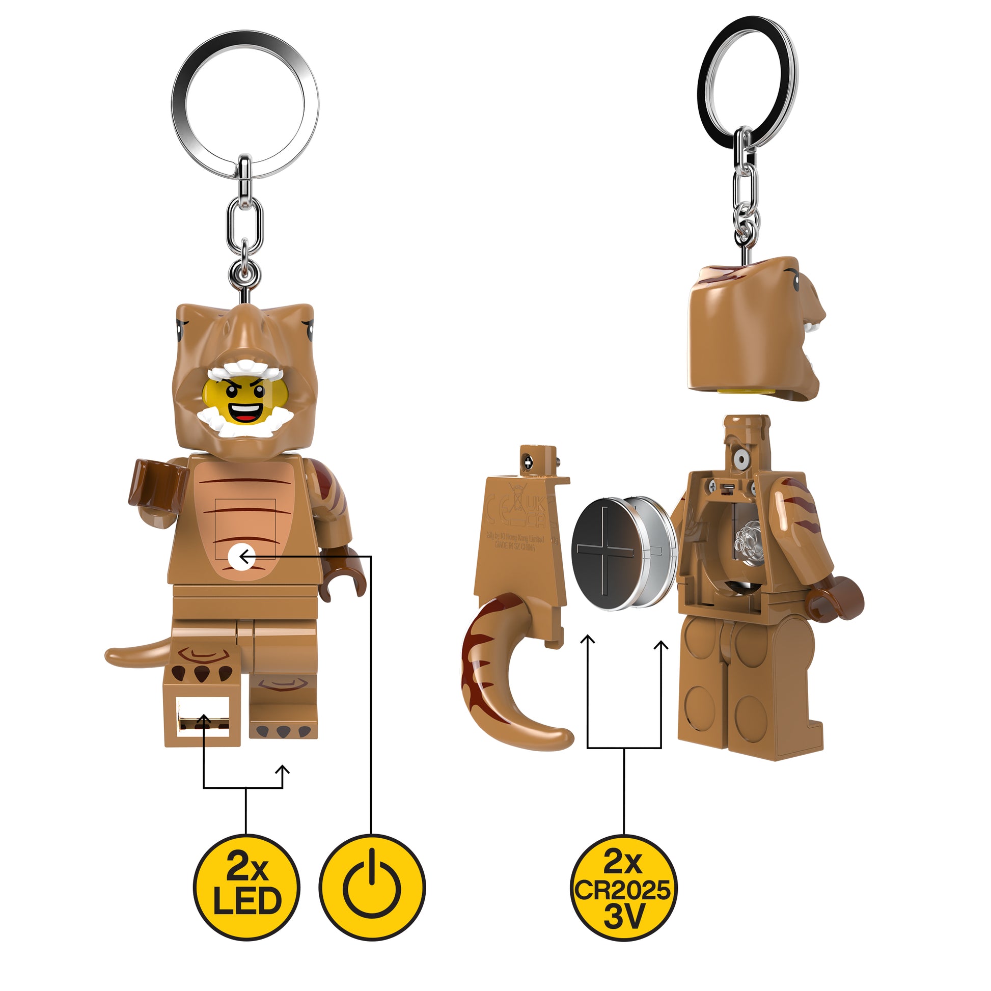 Brelok z latarką LEGO® – T-Rex