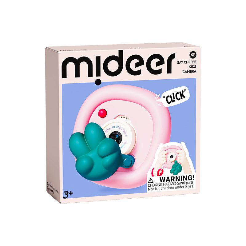Aparat dziecięcy mideer Say Cheese! – różowy