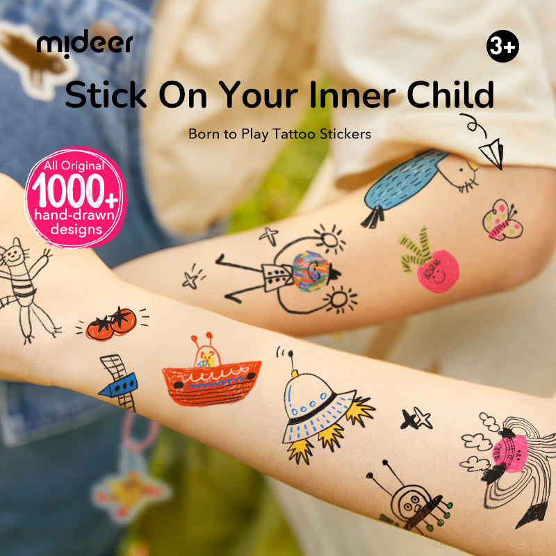 Tatuaże mideer Cosmic Adventure – zestaw maxi