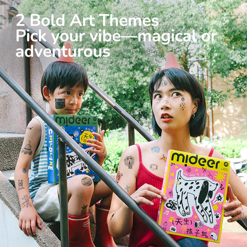 Tatuaże mideer Cosmic Adventure – zestaw maxi