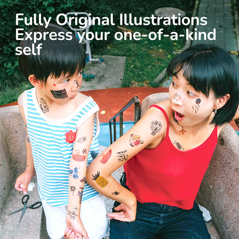 Tatuaże mideer Holiday Dreams – zestaw maxi