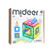Klocki magnetyczne mideer - kolorowe kwadraty (12 el.)