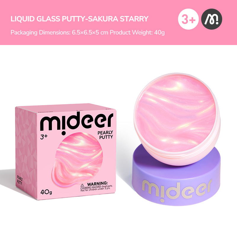 Slime mideer perłowy – sakura pink