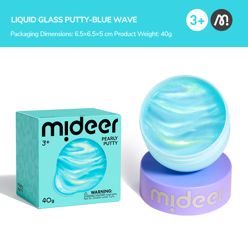 Putty mideer perłowa masa sensoryczna – blue wave