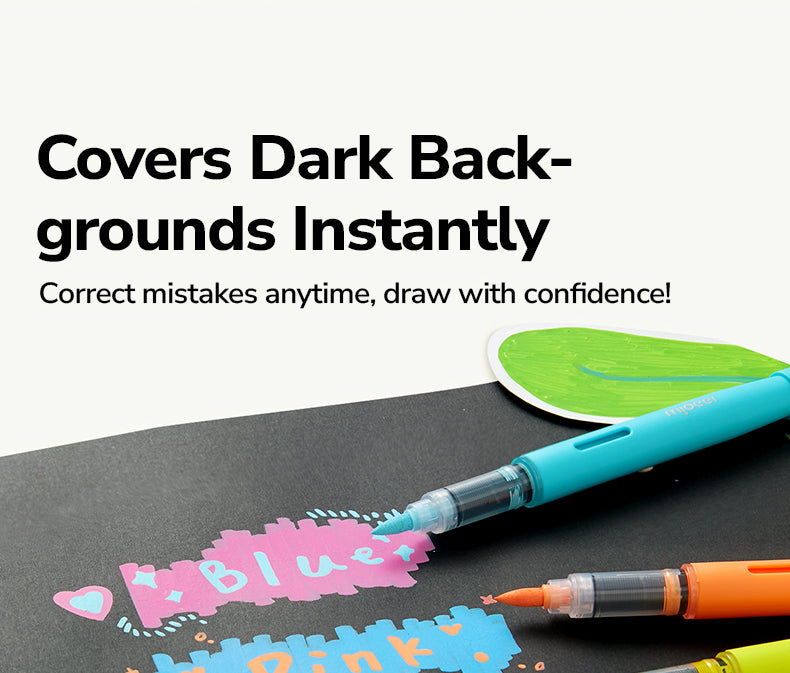 Markery akrylowe płynne z pędzelkową końcówką mideer – 80 kolorów w tubie