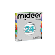 Markery akrylowe dwustronne 2w1 mideer – 24 kolory