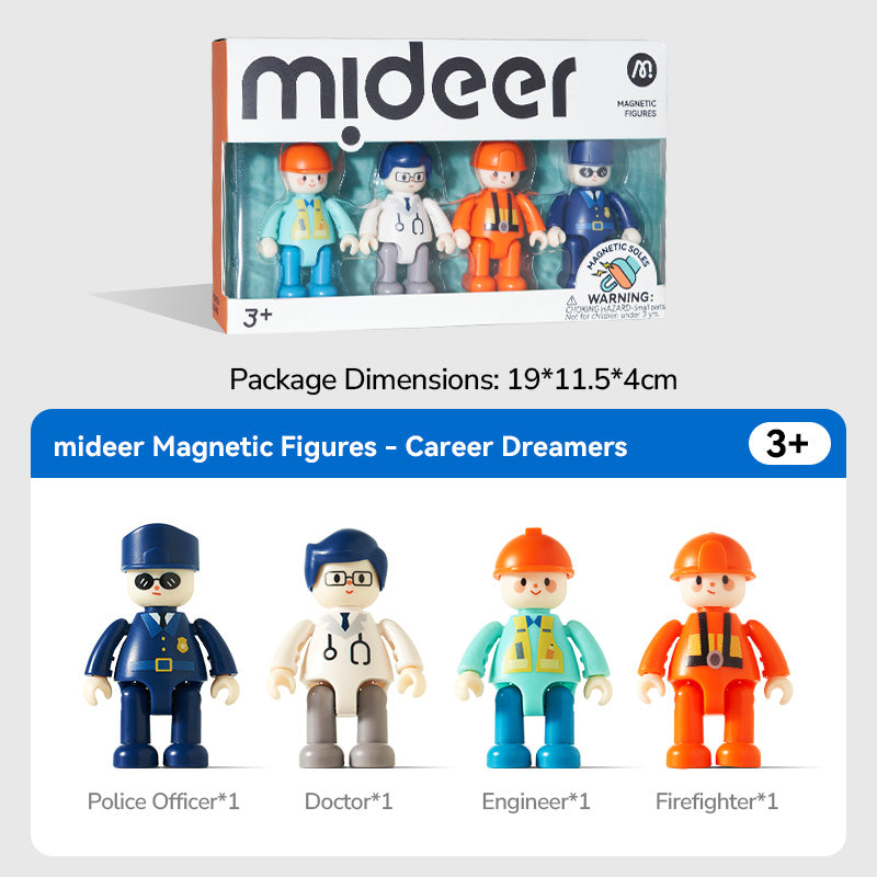 Magnetyczne figurki mideer – wymarzone zawody