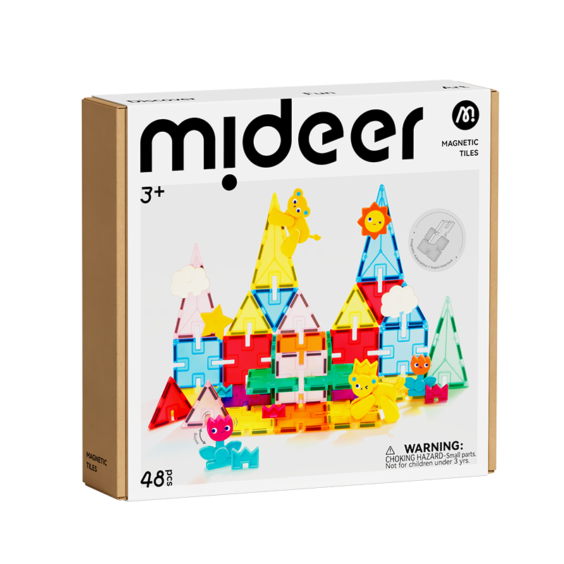 Klocki magnetyczne mideer - Wonder Kingdom (48 el.)