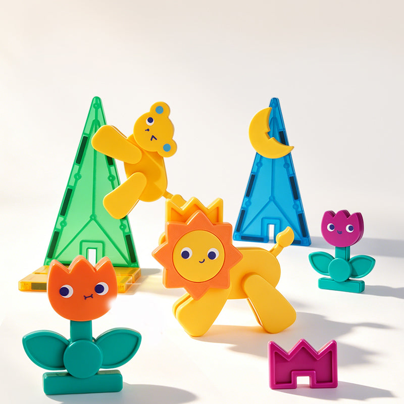 Klocki magnetyczne mideer - Wonder Kingdom (48 el.)