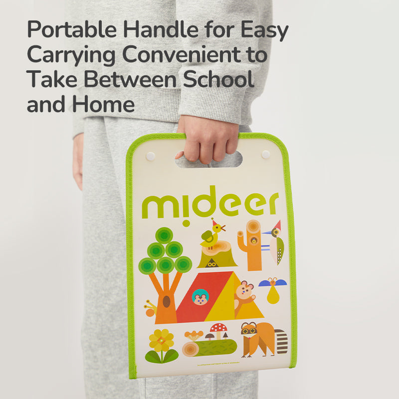 Folder for children's creative works mideer