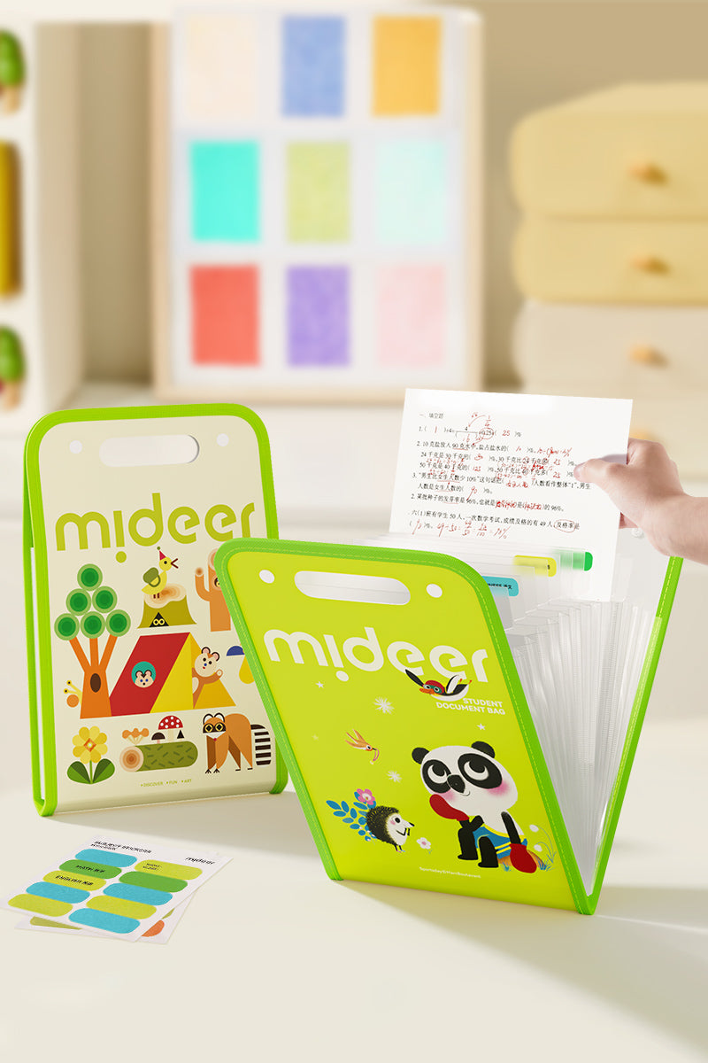 Folder for children's creative works mideer