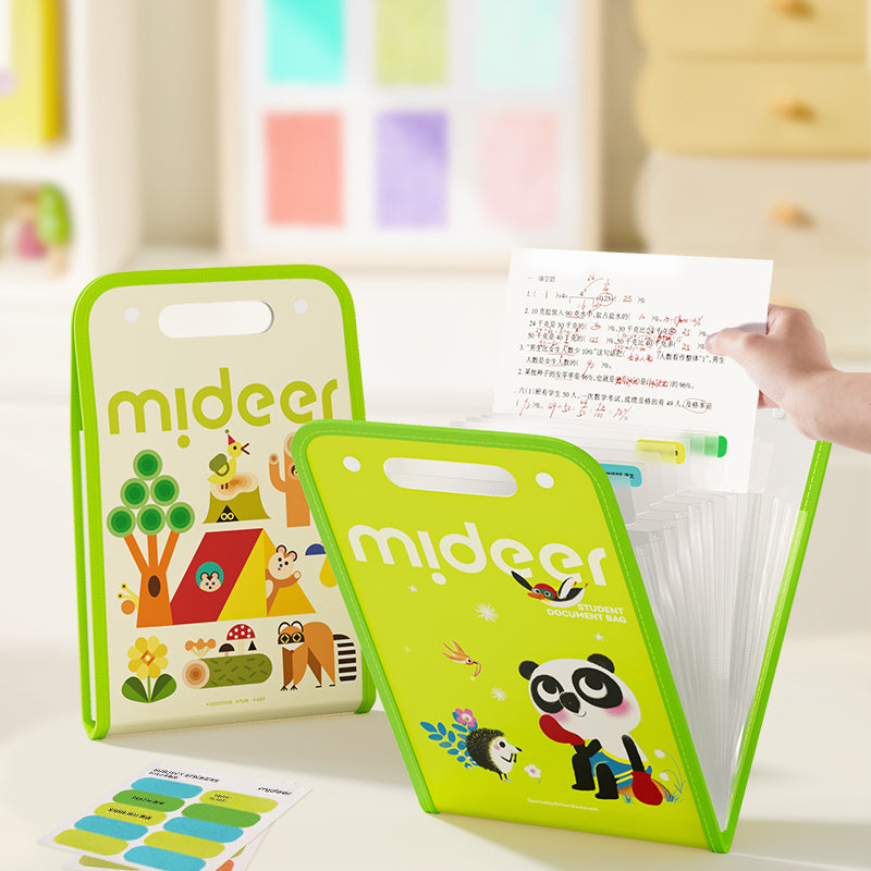 Folder for children's creative works mideer