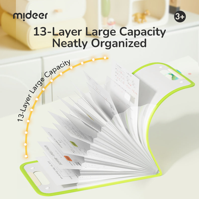 Folder for children's creative works mideer