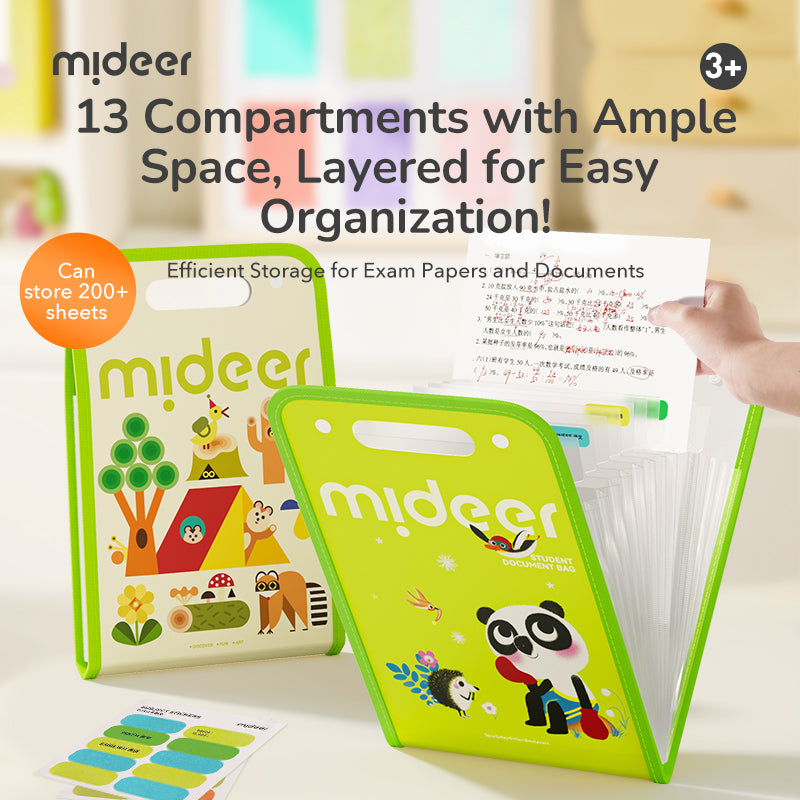 Folder for children's creative works mideer
