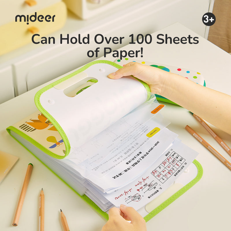 Folder for children's creative works mideer