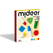 Wkłady do miękkich, zmywalnych kredek silky crayons mideer – 6 szt.