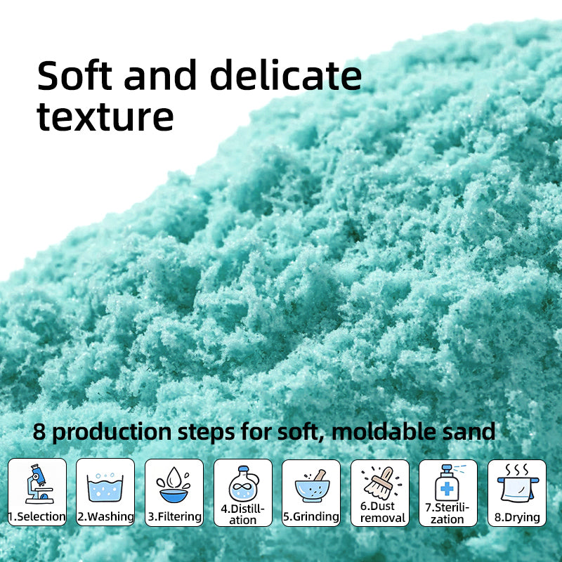 Piasek magiczny z piaskownicą mideer – słodkości