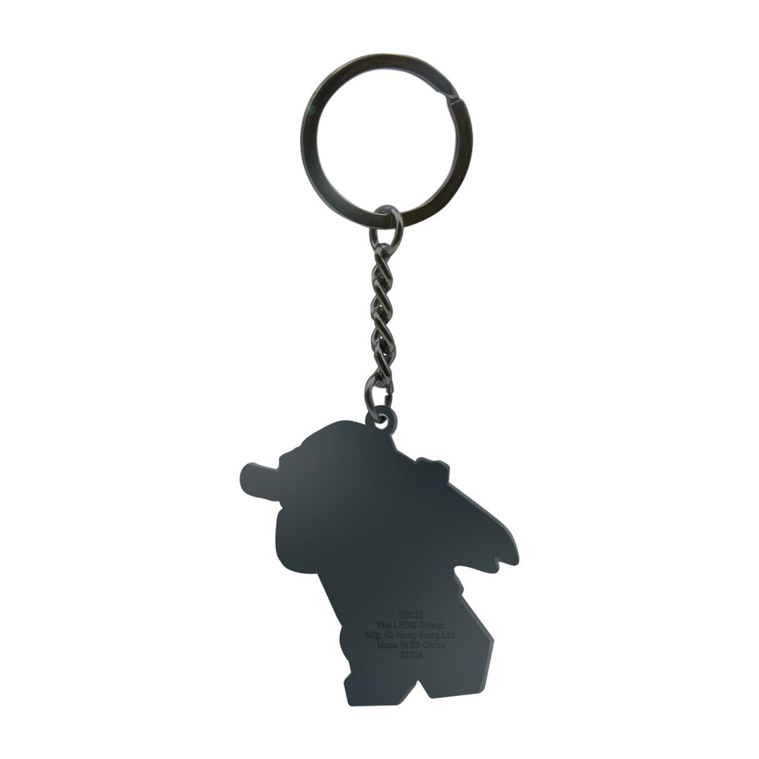 Brelok LEGO Ninjago Arin czarny z metalu z kółkiem i łańcuszkiem od BV JACOB COMPANY