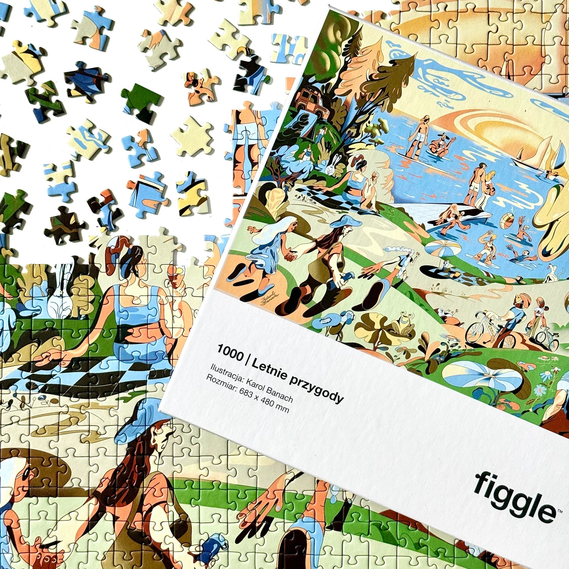 Puzzle Figgle – Letnie przygody (1000 el.)