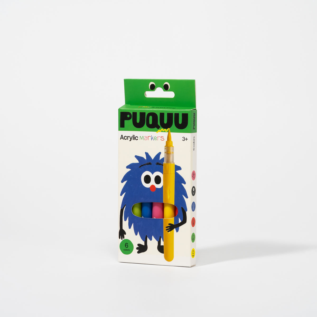 Markery akrylowe PUQUU - 6 kolorów