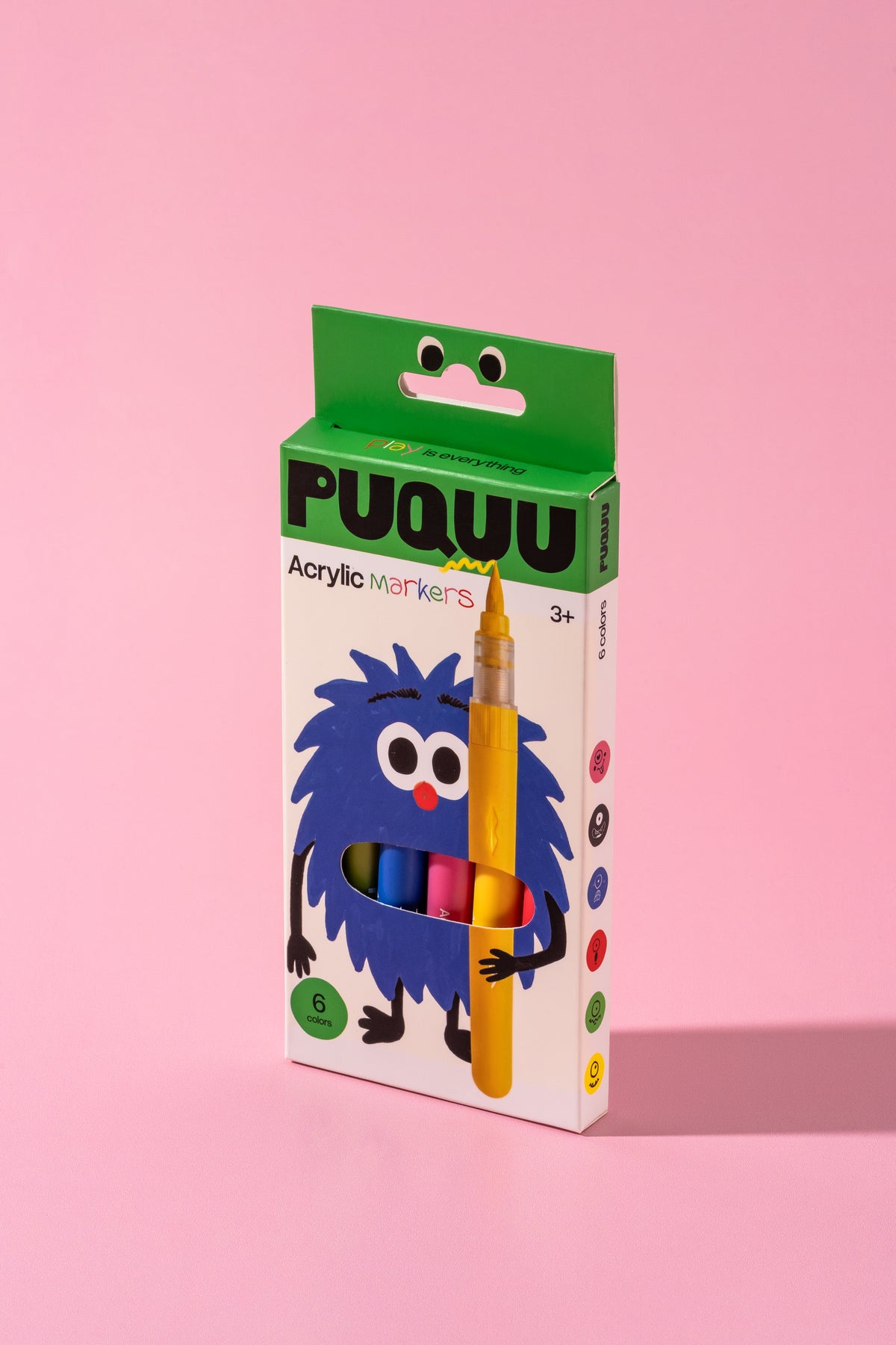 Markery akrylowe PUQUU - 6 kolorów