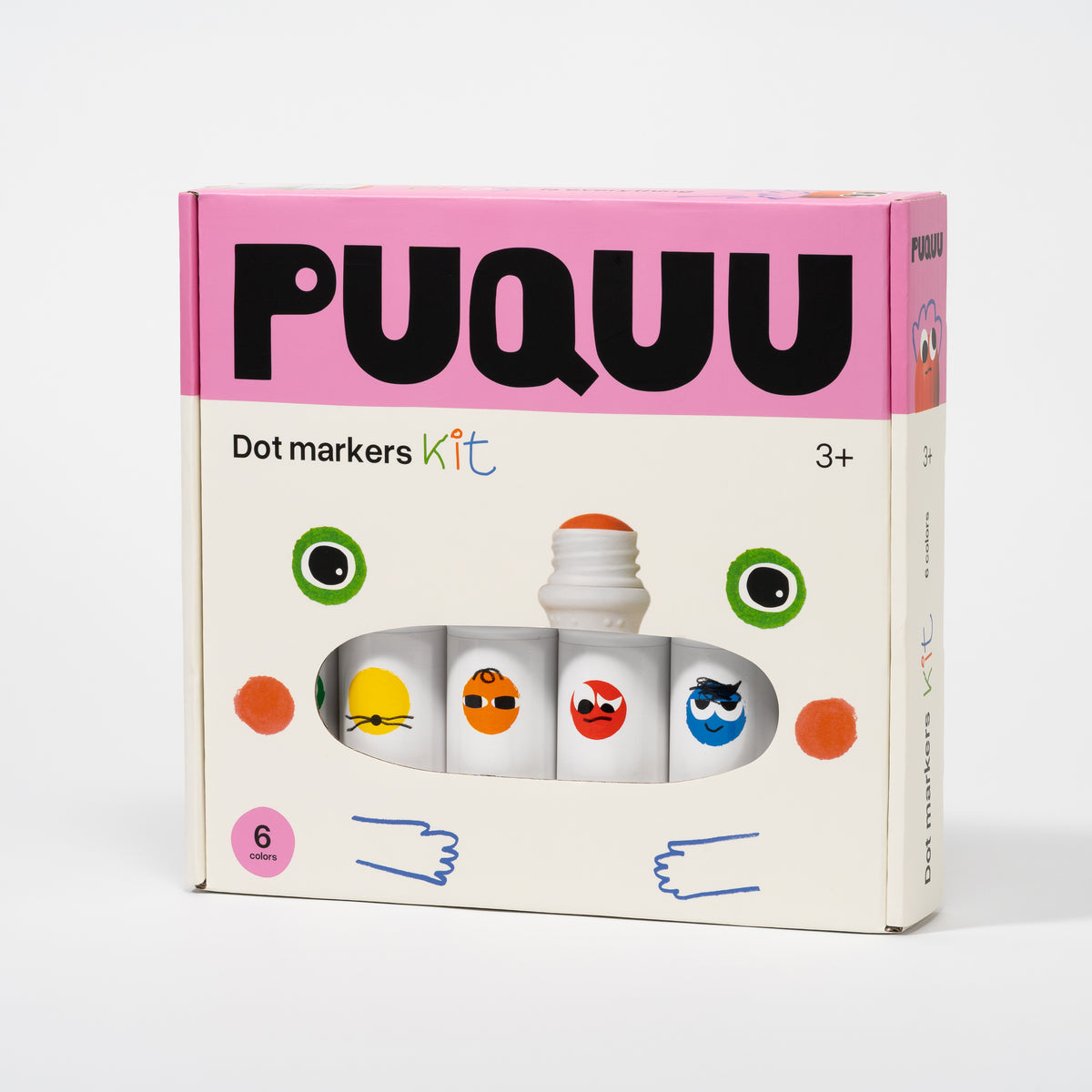 Markery kropkujące PUQUU - 6 kolorów