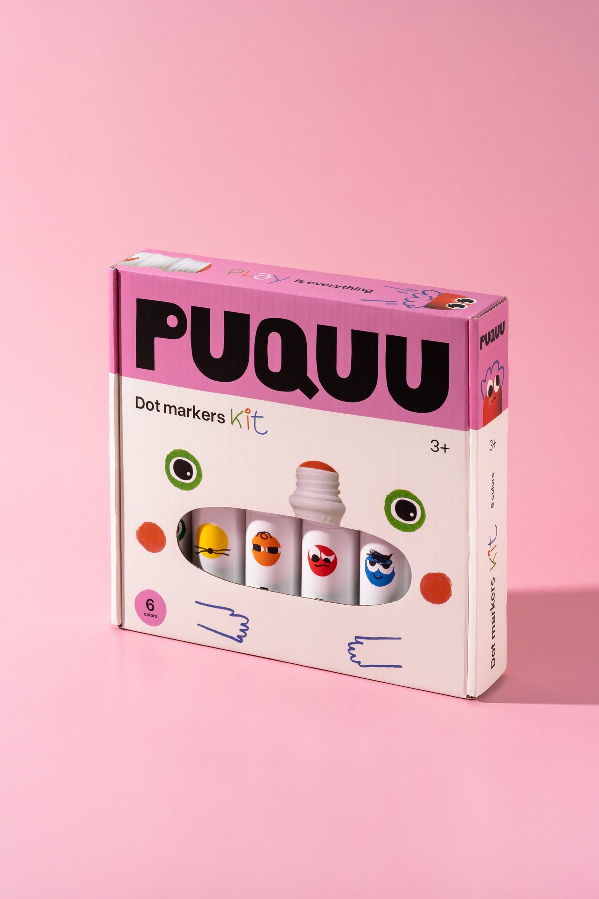 Markery kropkujące PUQUU - 6 kolorów