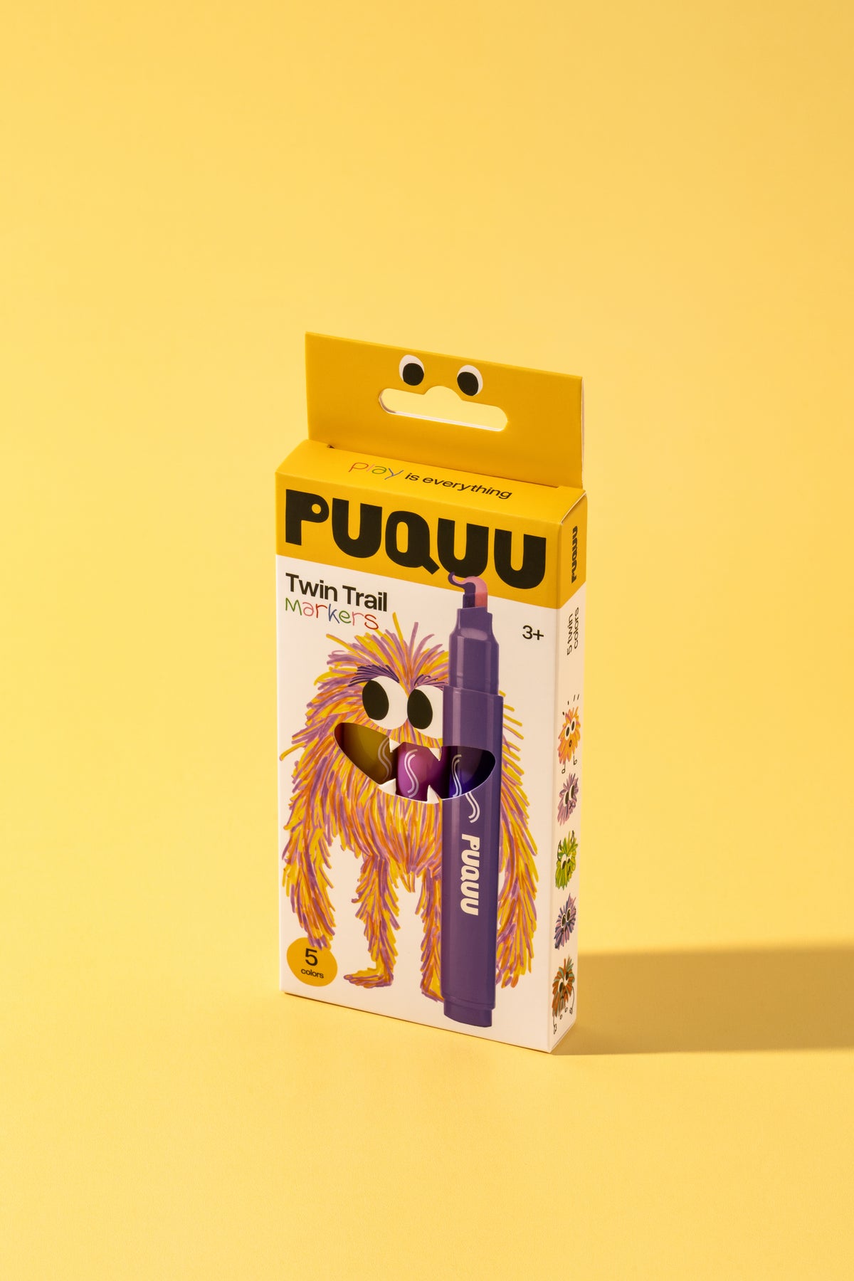 Markery dwukolorowe PUQUU - 5 kolorów