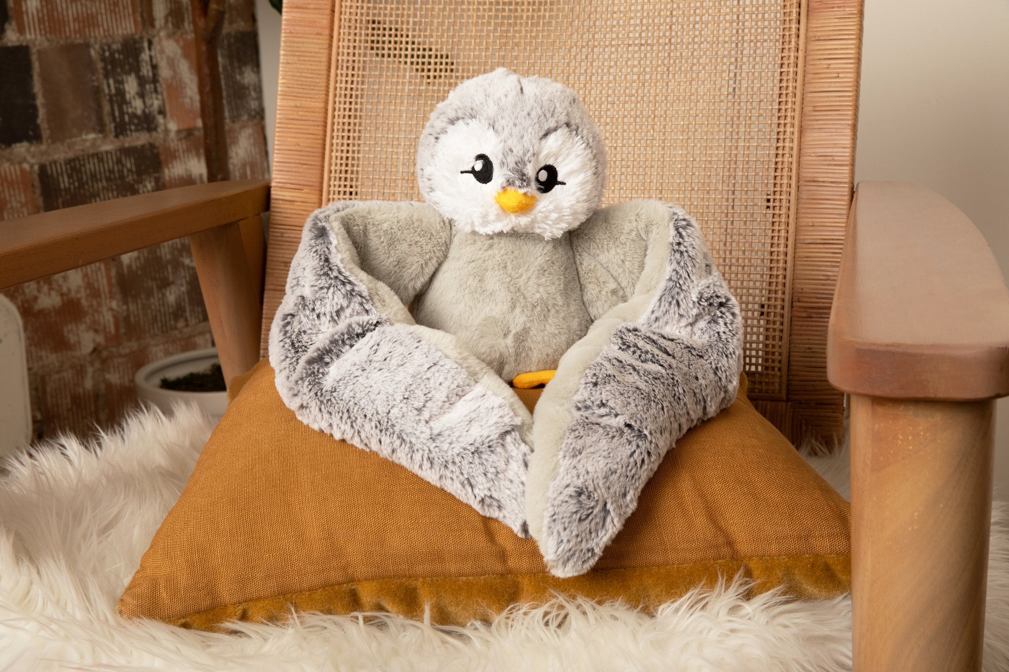 Peluche con peso Hugimals - Pingüino Pax