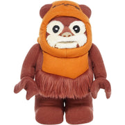 Pluszak LEGO Star Wars Ewok w brązowym futerku z pomarańczowym kapturem i białą twarzą