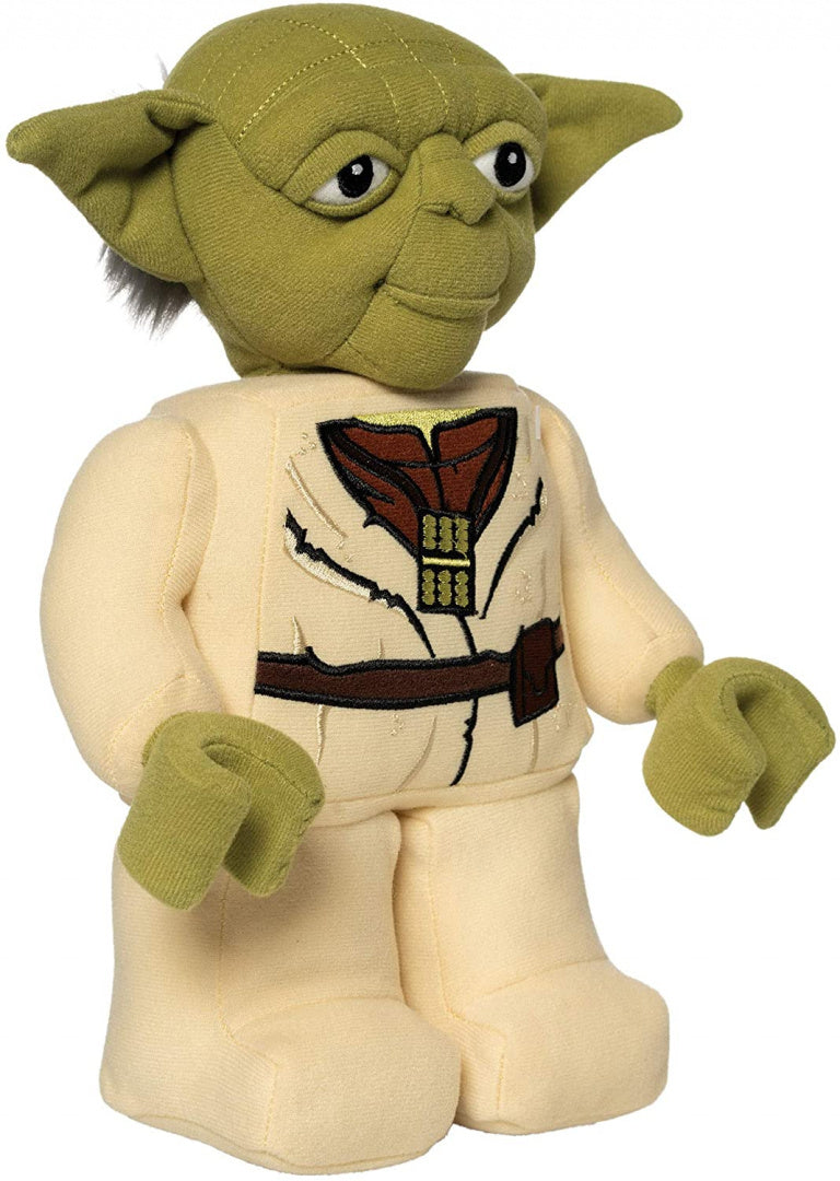 Pluszak Yoda LEGO Star Wars z miękkiego materiału w charakterystycznym stroju