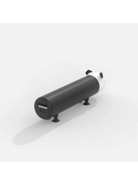 Czarny powerbank panda 4800 mah z USB i designem pandy od Yamann