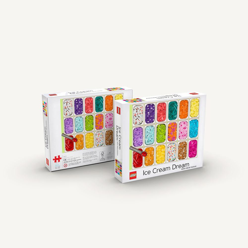 Puzzle LEGO 1000 elementów Ice Cream Dream z kolorowymi kawałkami lodów do układania