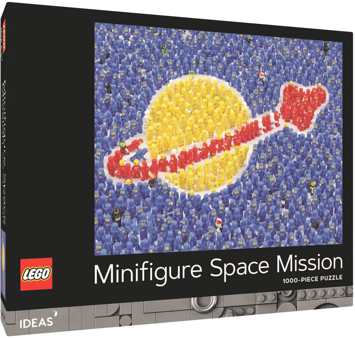 Puzzle LEGO 1000 elementów Minifigure Space Mission z motywem kosmicznym i figurkami LEGO