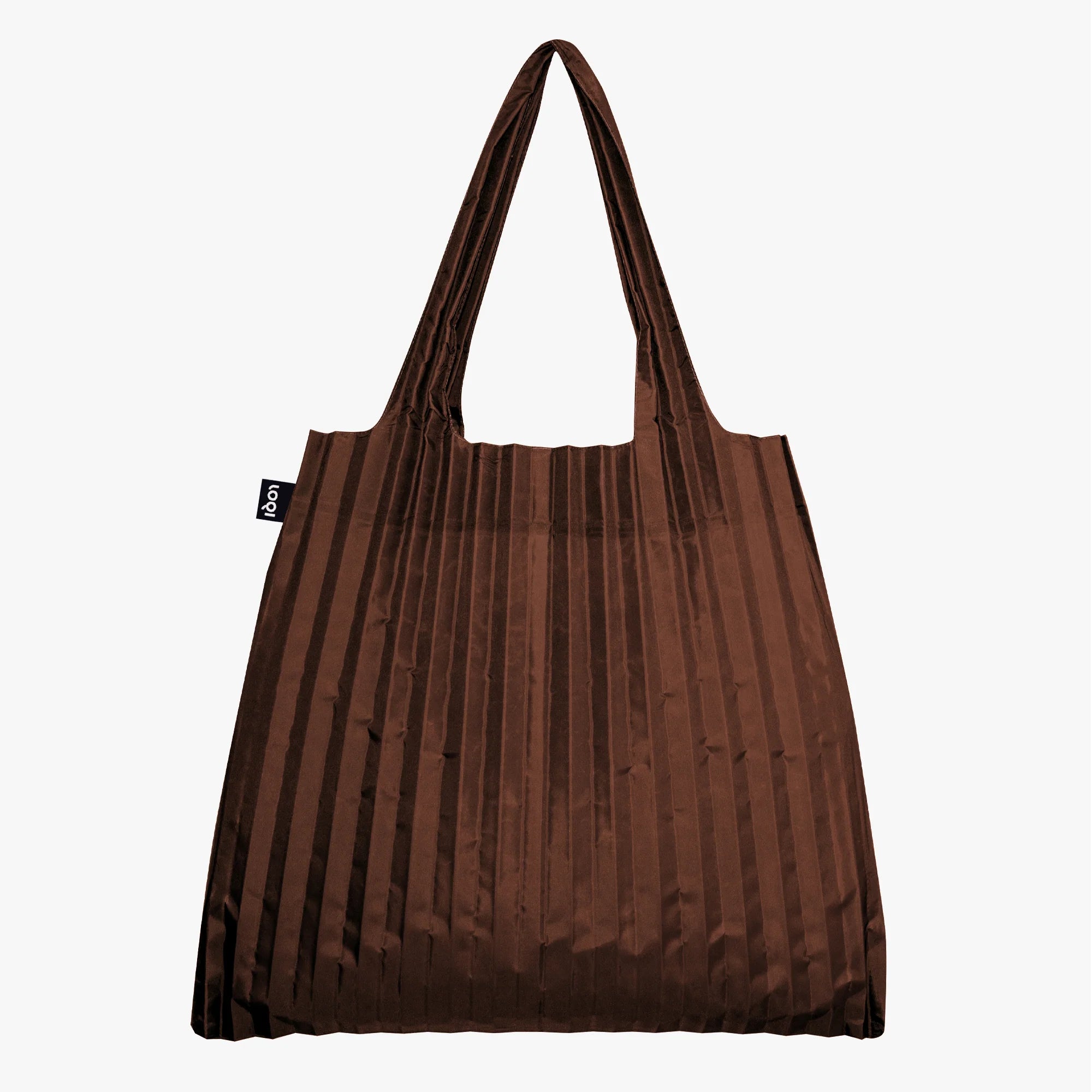 Torba plisowana LOQI – cocoa