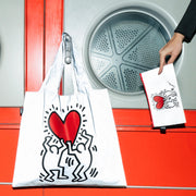 Torba LOQI Keith Harring – Dancing Heart (odblaskowa)