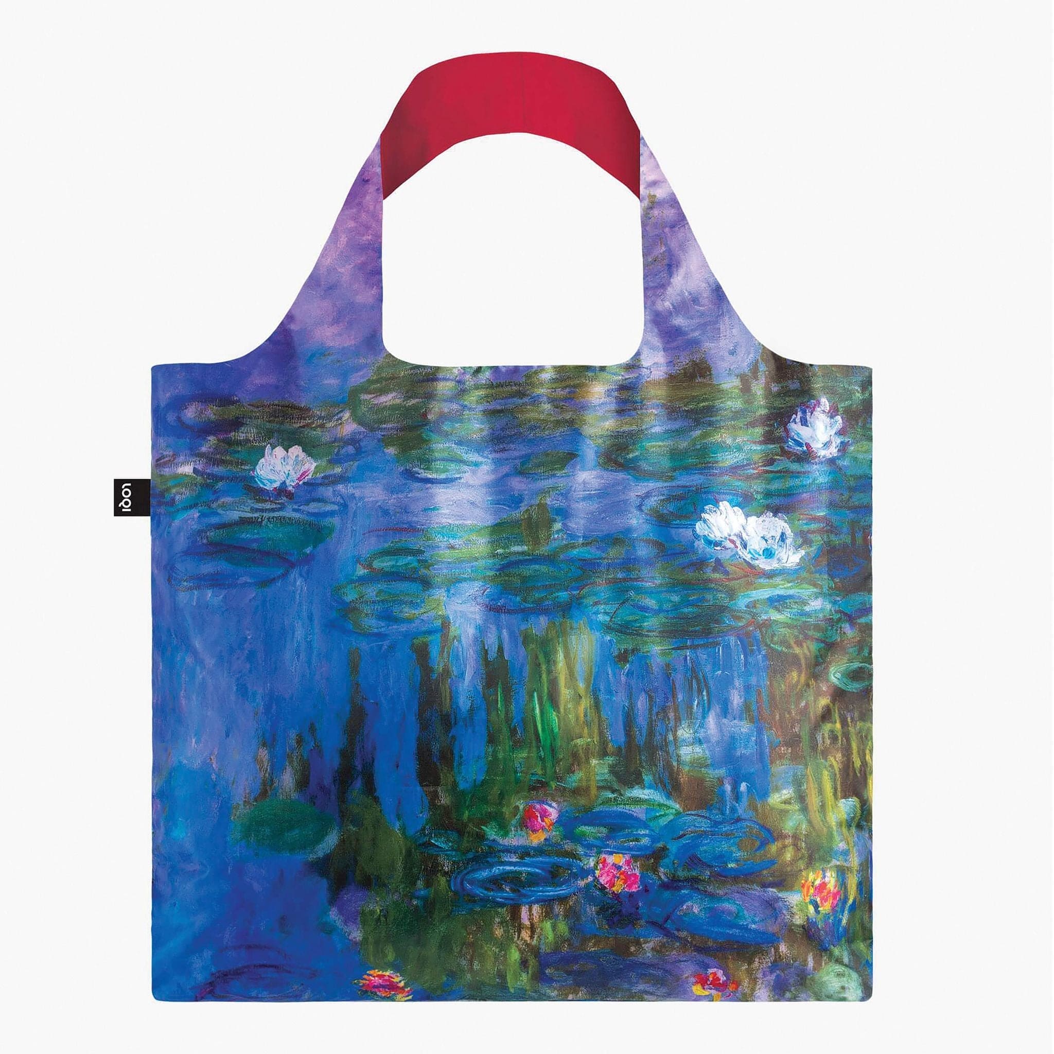 Torba LOQI Claude Monet - Water Lilies Neon Pink