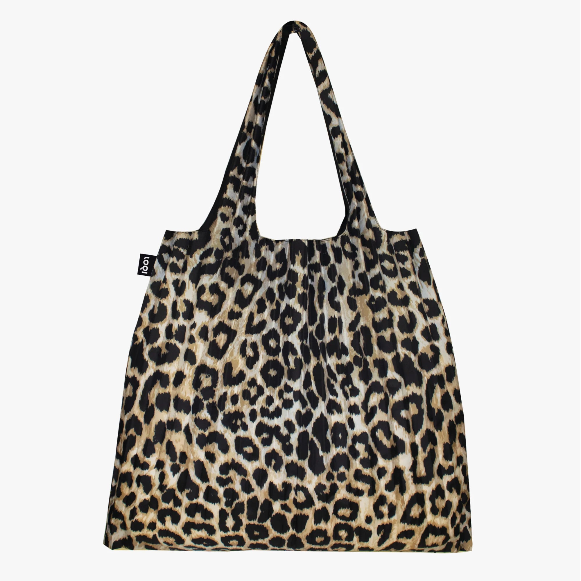 Torba plisowana LOQI – leopard dusk