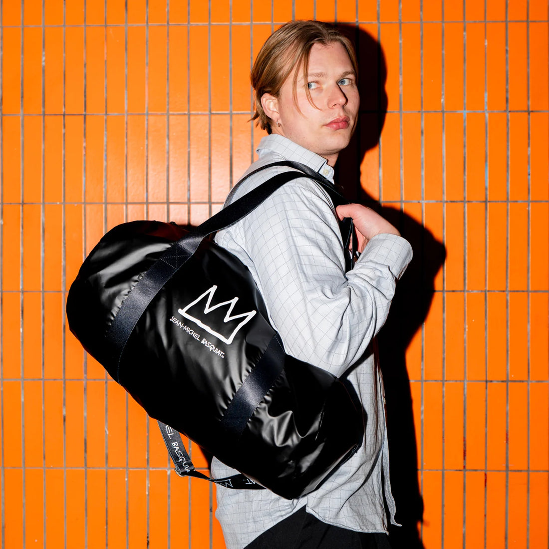 Torba weekender LOQI Basquiat – Crown (duża)