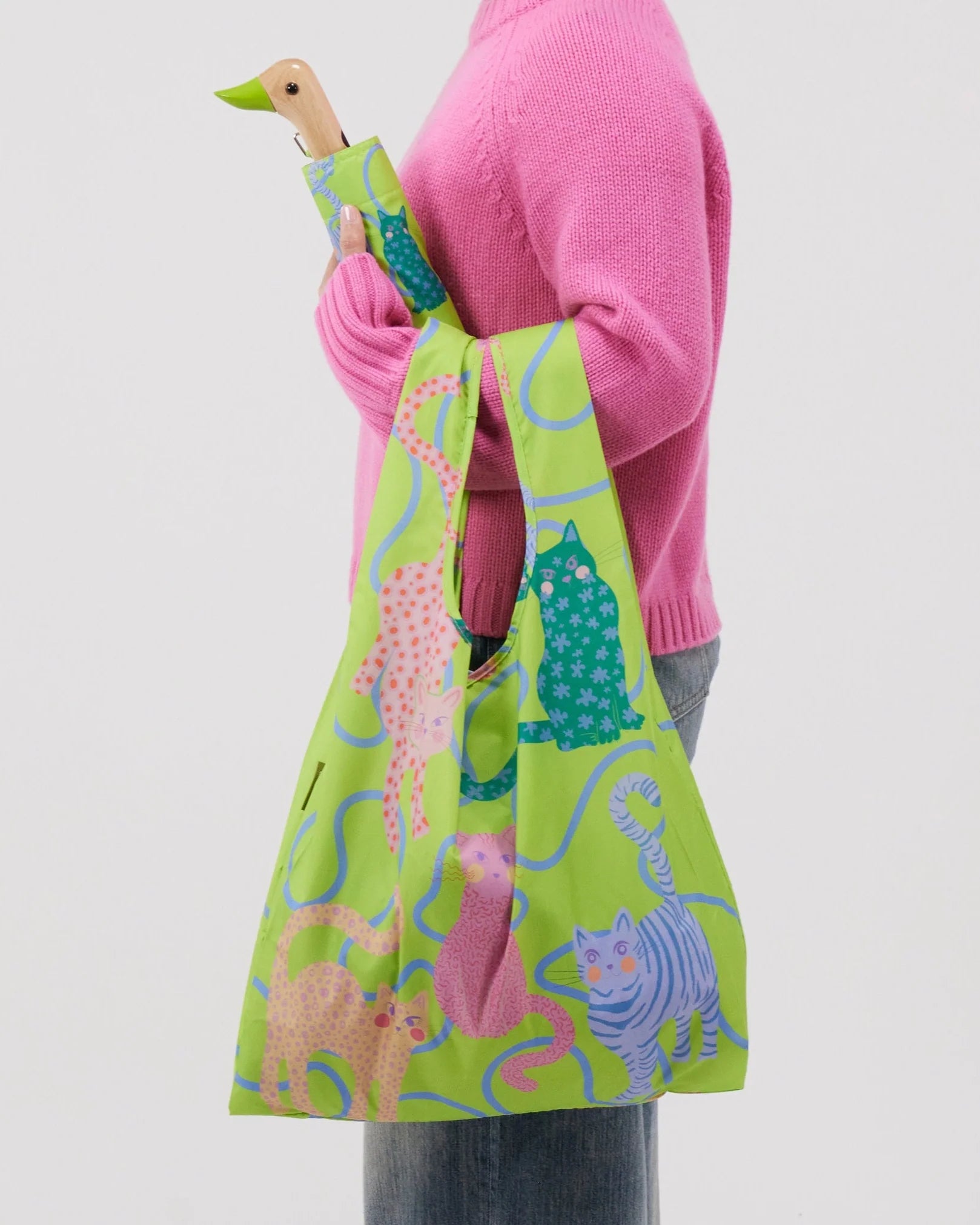 Torba upcyklingowa ODH – Lime Arty Cats