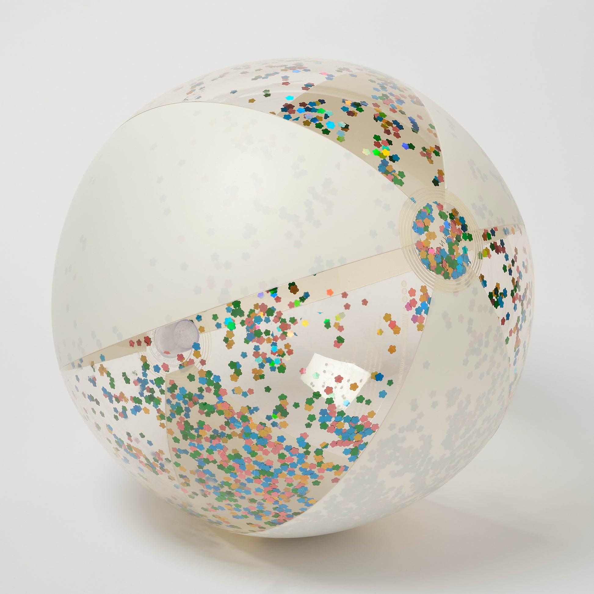Glitzernder aufblasbarer Strandball
