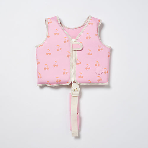 Children's swimming vest (1-2 years) – Cotton Candy Cherry