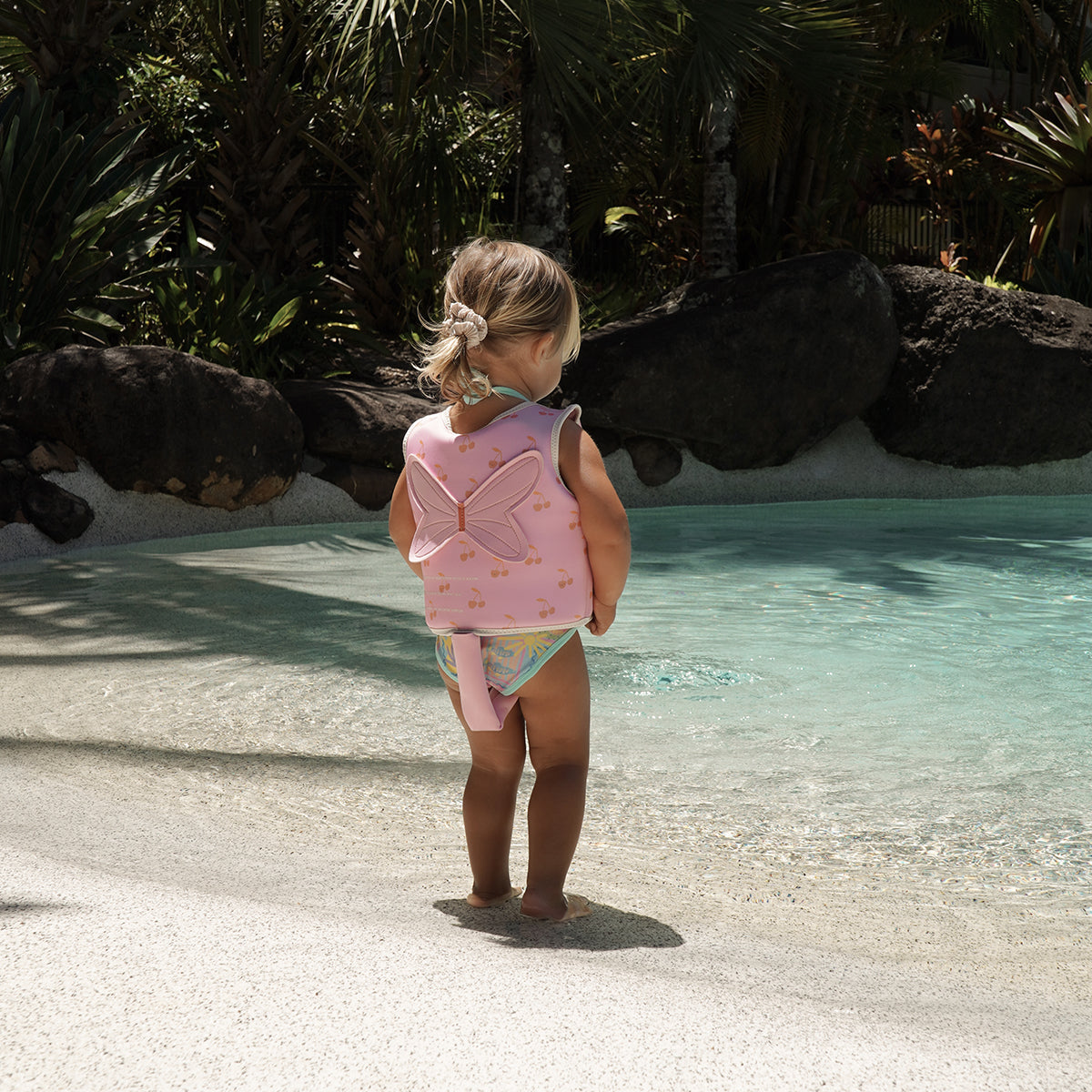 Children's swimming vest (1-2 years) – Cotton Candy Cherry