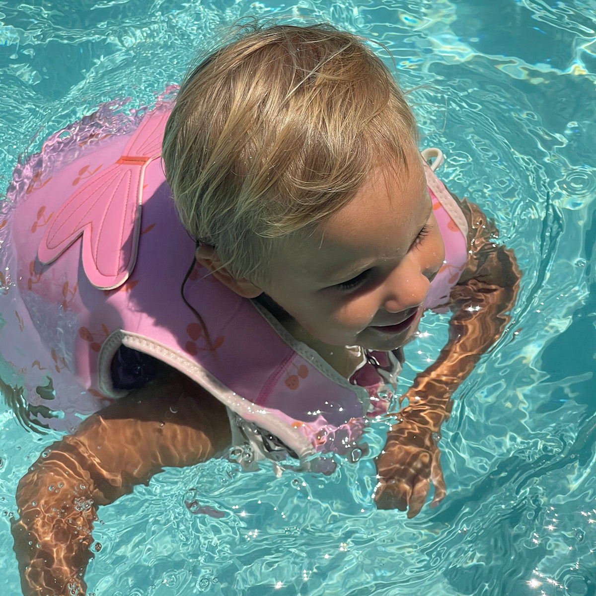 Children's swimming vest (3-6 years) – Cotton Candy Cherry