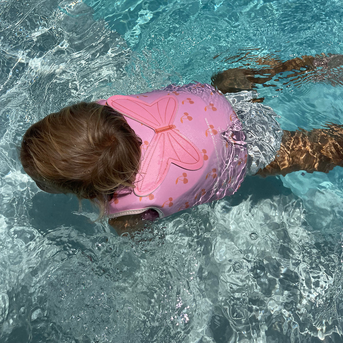 Children's swimming vest (3-6 years) – Cotton Candy Cherry