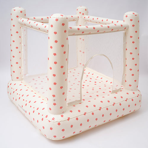 Dmuchany domek do skakania – Poppy the Peach, kremowy