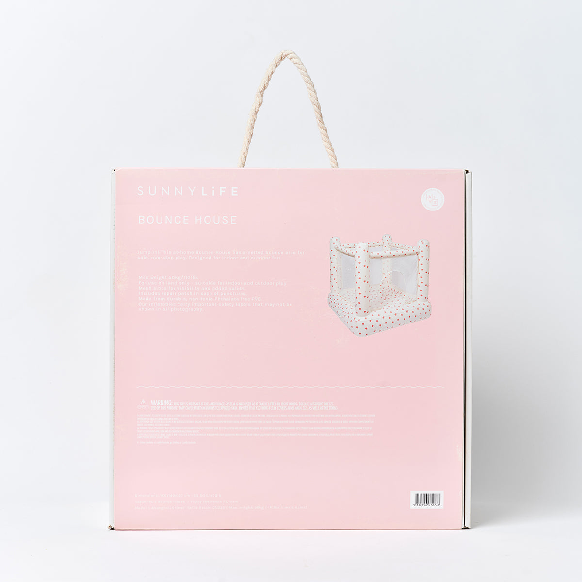 Dmuchany domek do skakania – Poppy the Peach, kremowy