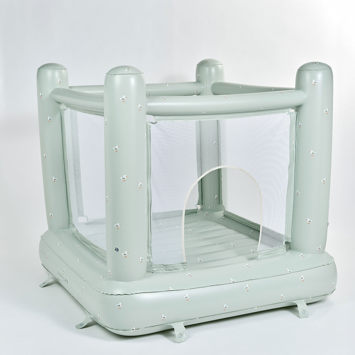 Dmuchany domek do skakania – Sammy the Seagull, zielony