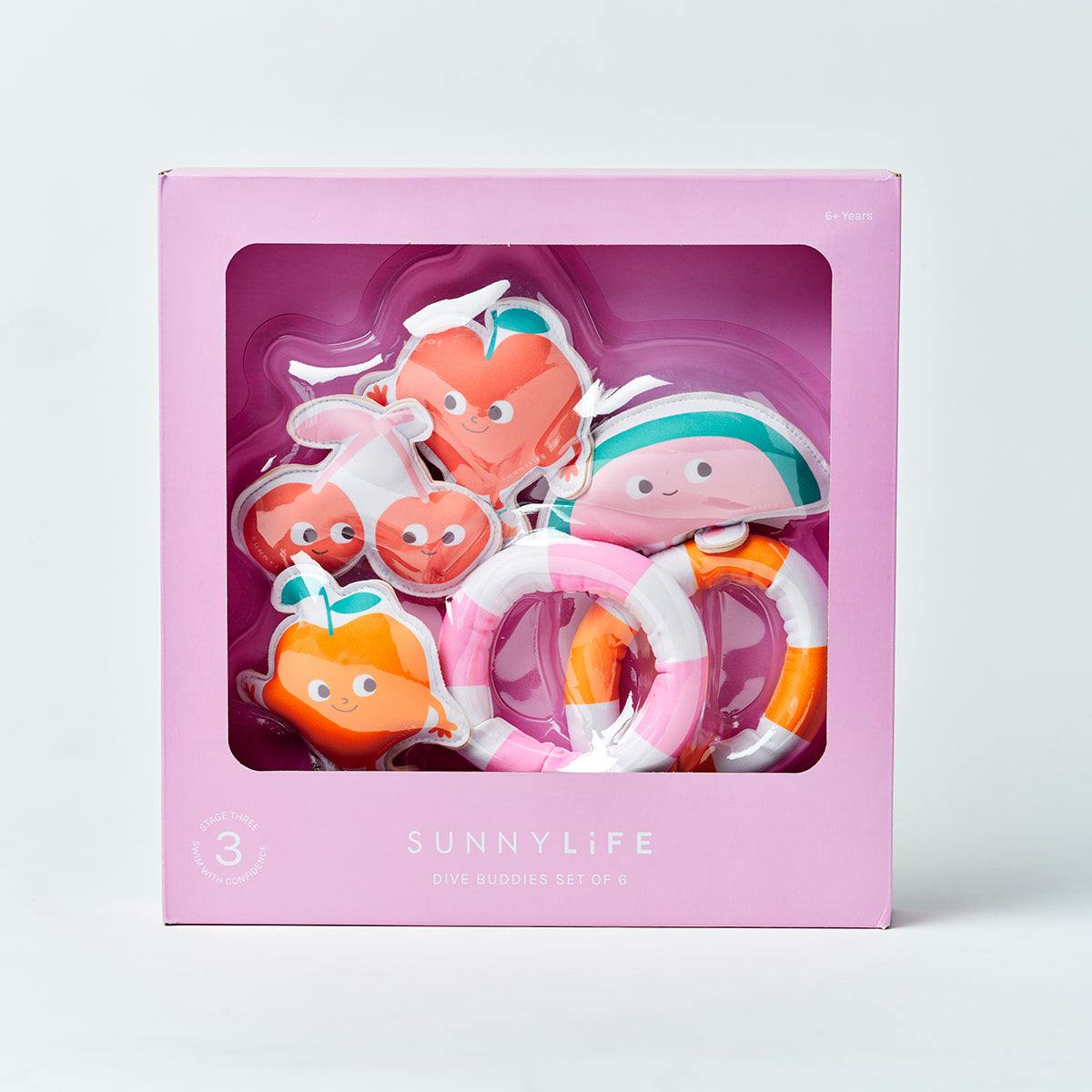 Zabawki do nauki nurkowania – Poppy the Peach (6 szt.)